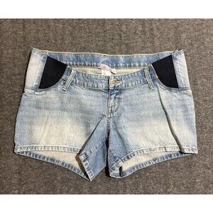 Ingrid & Isabel Maternity Women’s Shorts Short Mini Denim Size 6